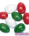 Christmas Chocolate Jordan Almonds: 2LB Bag