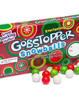 Christmas Everlasting Gobstopper Snowballs Candy 5-Ounce Packs: 12-Piece Box - Candy Warehouse