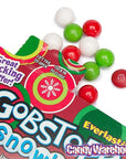 Christmas Everlasting Gobstopper Snowballs Candy 5-Ounce Packs: 12-Piece Box - Candy Warehouse