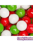 Christmas Everlasting Gobstopper Snowballs Candy 5-Ounce Packs: 12-Piece Box - Candy Warehouse