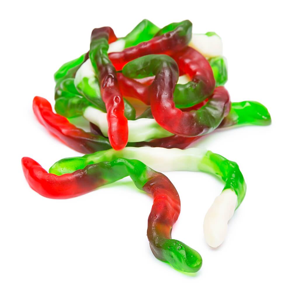 Christmas Gummy Worms Candy: 5LB Bag | Candy Warehouse