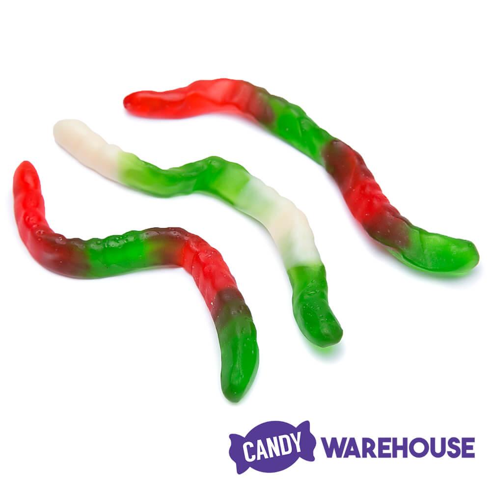 Christmas Gummy Worms Candy: 5LB Bag | Candy Warehouse