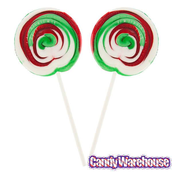 Christmas Hello Kitty Swirl 1.5-Ounce Twirl Pops: 24-Piece Display - Candy Warehouse