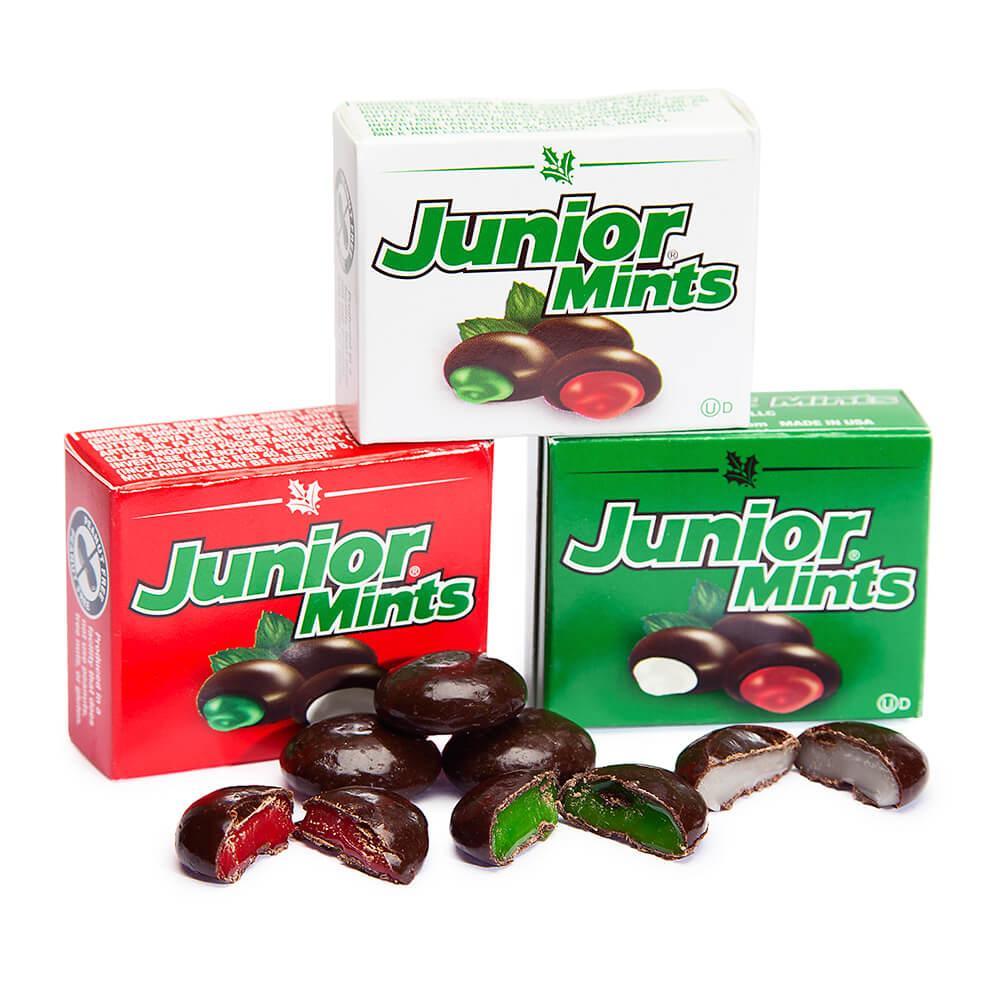 Christmas Junior Mints Candy Mini Packs: 15-Piece Bag - Candy Warehouse