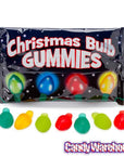 Christmas Light Bulb Gummy Packs: 20-Piece Bag