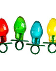 Christmas Light Bulb Ring Suckers: 12-Piece Box