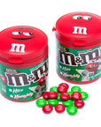 Christmas M&M's Candy Filled Bottles: 6-Piece Display