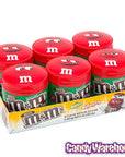 Christmas M&M's Candy Filled Bottles: 6-Piece Display