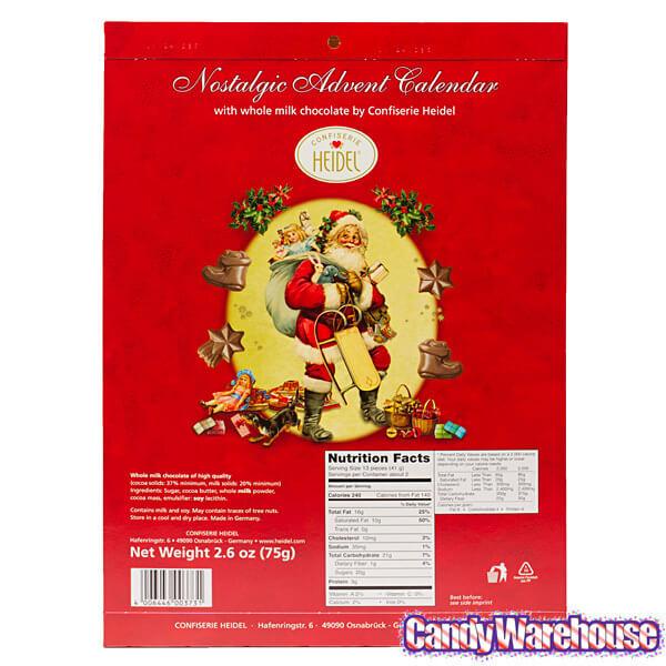 Christmas Nostalgia Chocolate Advent Calendar - Candy Warehouse