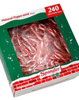 Christmas Peppermint Mini Candy Canes: 240-Piece Box