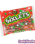 Christmas Sixlets Candy Packets: 15-Piece Bag