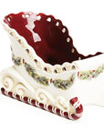 Christmas Sleigh Ceramic Candy Dish - Candy Warehouse