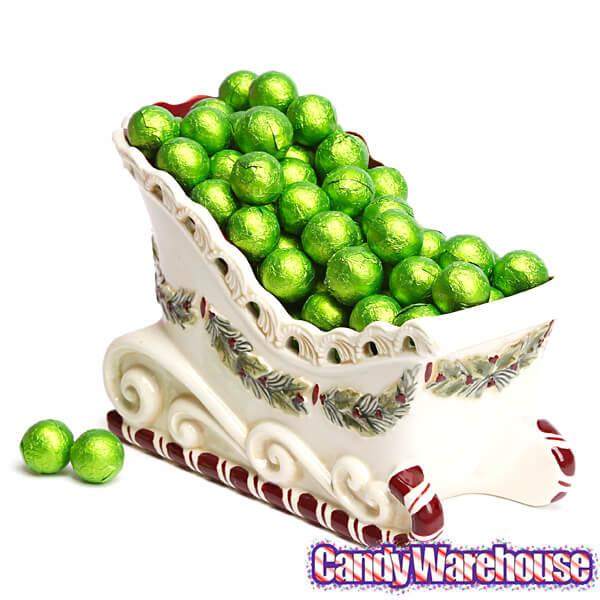 Christmas Sleigh Ceramic Candy Dish - Candy Warehouse