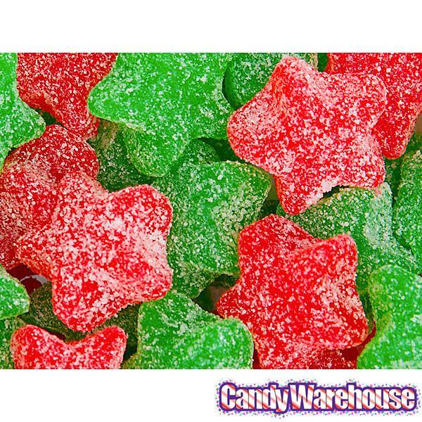 Christmas Sour Stars Jelly Candy: 5LB Bag - Candy Warehouse