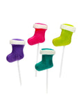 Christmas Stockings Lollipops: 12-Piece Box - Candy Warehouse