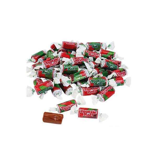 Christmas Tootsie Rolls: 50-Piece Bag - Candy Warehouse