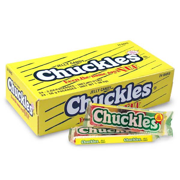 Chuckles Jelly Candy Packs: 24-Piece Box - Candy Warehouse