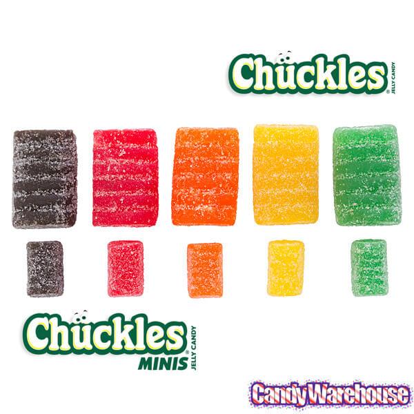 Chuckles Minis Jelly Candy 5-Ounce Packs: 10-Piece Box - Candy Warehouse