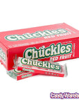 Chuckles Red Fruit Jelly Candy Packs: 24-Piece Box - Candy Warehouse