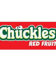 Chuckles Red Fruit Jelly Candy Packs: 24-Piece Box - Candy Warehouse