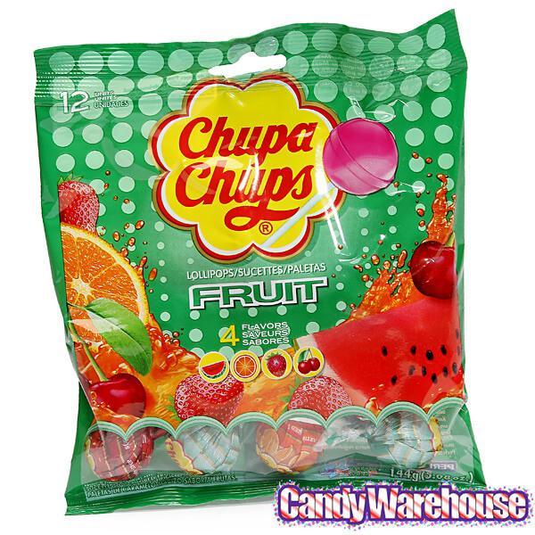 Chupa Chups Fruit Lollipops: 144-Piece Case - Candy Warehouse