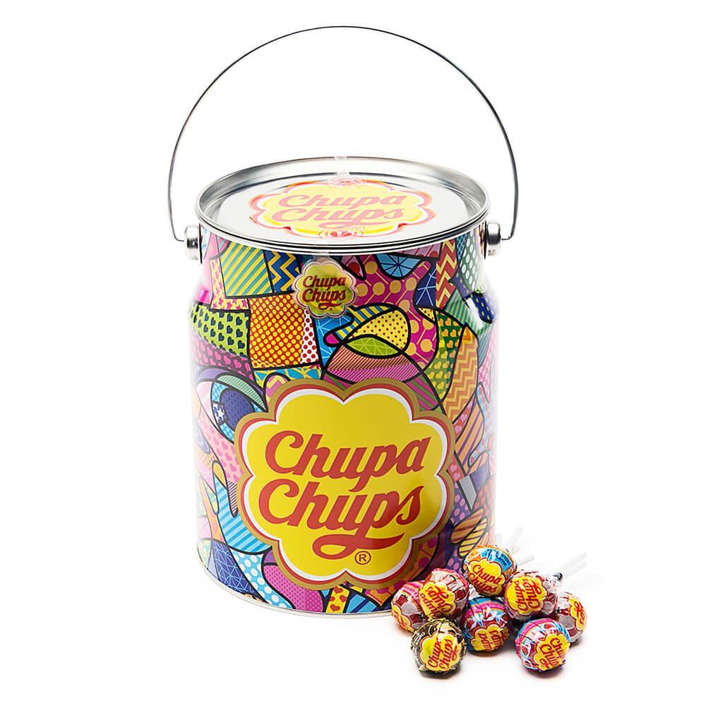 Chupa Chups Ice Cream Lollipops: 80-Piece Collectible Tin - Candy Warehouse