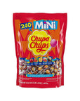 Chupa Chups Mini Lollipops: 240-Piece Bag