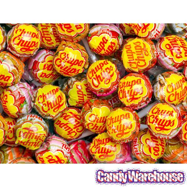 Chupa Chups Mini Lollipops: 240-Piece Bag - Candy Warehouse