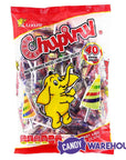 Chupirul Flavor Spiral Cone Lollipops: 40-Piece Bag - Candy Warehouse