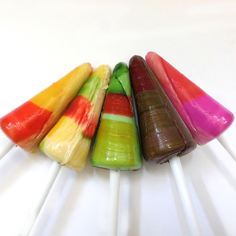 Chupirul Flavor Spiral Cone Lollipops: 40-Piece Bag - Candy Warehouse