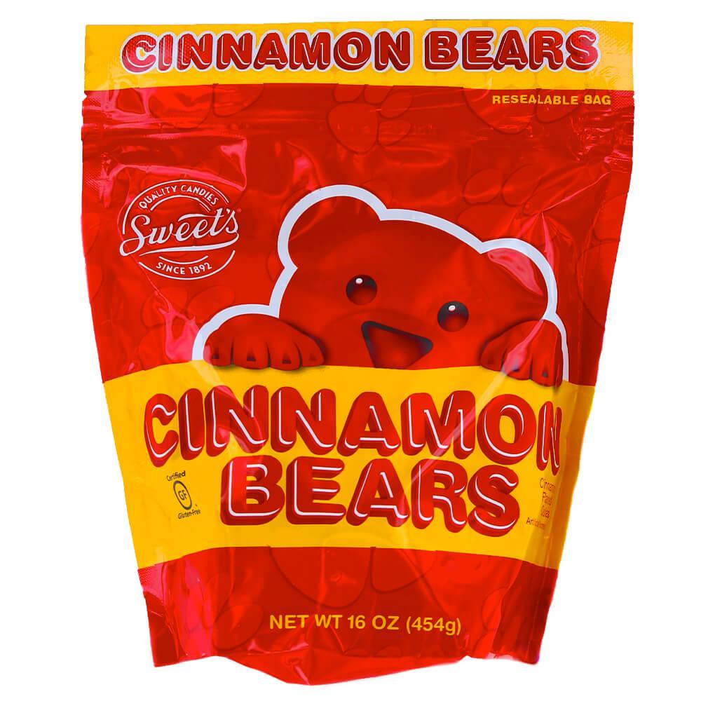 Cinnamon Bears Candy: 16-Ounce Bag - Candy Warehouse