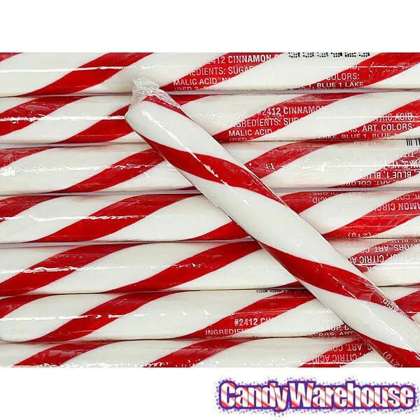 Cinnamon Hard Candy Sticks: 100-piece Box – Candy Warehouse