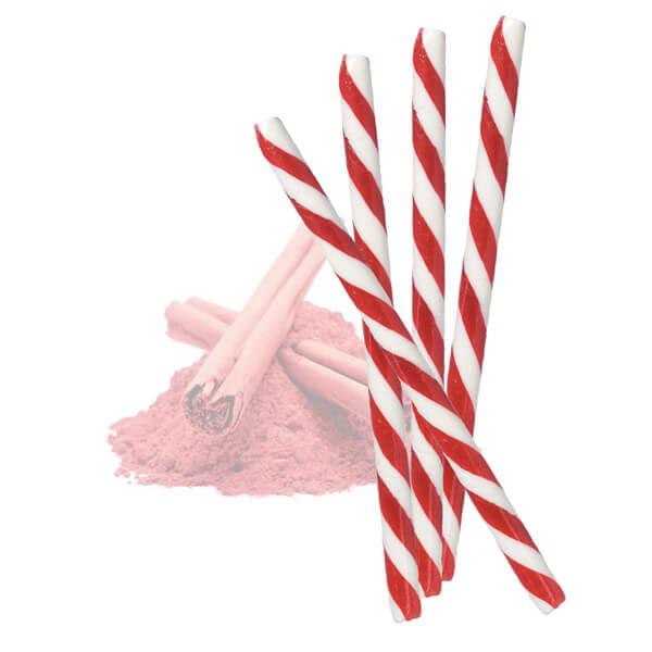 Cinnamon Hard Candy Sticks: 100-Piece Box - Candy Warehouse