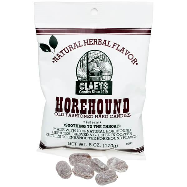 Claeys Hard Candy Drops Bags - Horehound: 12-Piece Box