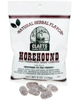 Claeys Hard Candy Drops Bags - Horehound: 12-Piece Box - Candy Warehouse