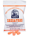 Claeys Hard Candy Drops Bags - Sassafras: 12-Piece Box - Candy Warehouse