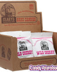 Claeys Hard Candy Drops Bags - Wild Cherry: 12-Piece Box - Candy Warehouse