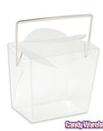 Clear Acetate Chinese Take-Out Boxes: 24-Piece Set