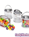 Clear Candy Pail with Metal Lid - 4-Ounce: 6-Piece Set