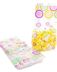 Clear Cello Candy Bags with Bright Modern Dots: 100-Piece Box - Candy Warehouse