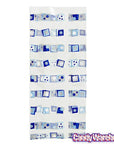 Clear Cello Candy Bags with Hanukkah Colors: 100-Piece Box