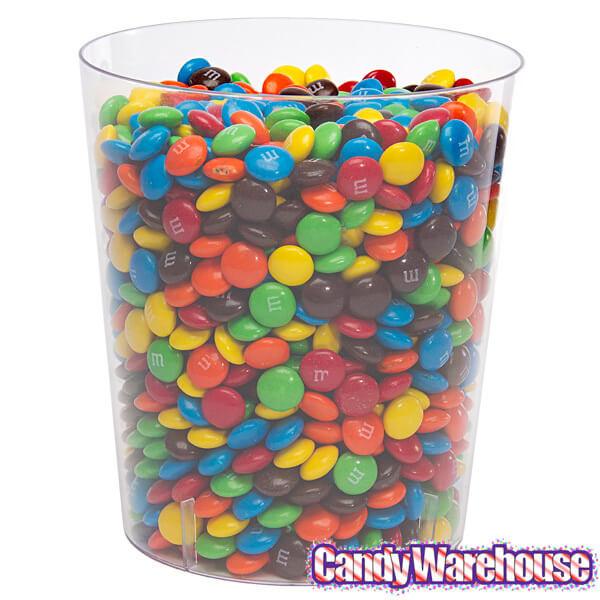 Clear Plastic Cylindrical Candy Container - Small - Candy Warehouse