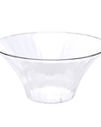 Clear Plastic Flared Bowl Candy Container - Large