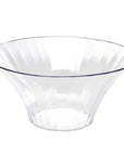 Clear Plastic Flared Bowl Candy Container - Small