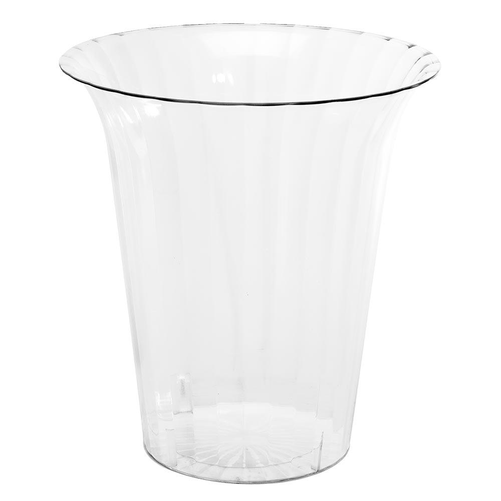 Clear Plastic Flared Cylindrical Candy Container - Large - Candy Warehouse