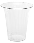 Clear Plastic Flared Cylindrical Candy Container - Large