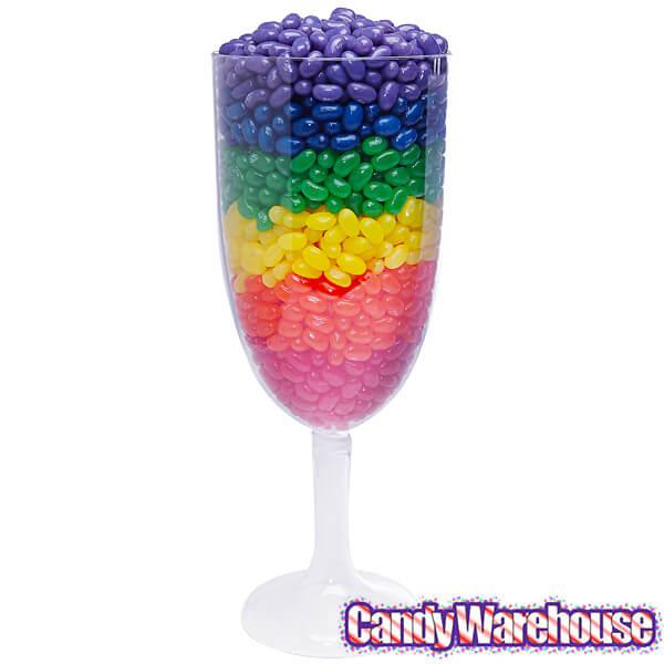 Clear Plastic Jumbo Champagne Glass - Candy Warehouse