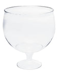 Clear Plastic Jumbo Goblet Candy Container