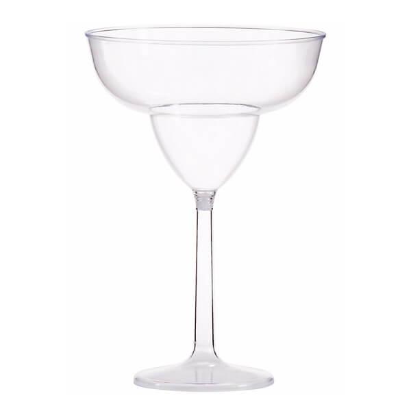 Clear Plastic Jumbo Margarita Glass