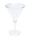 Clear Plastic Jumbo Martini Glass